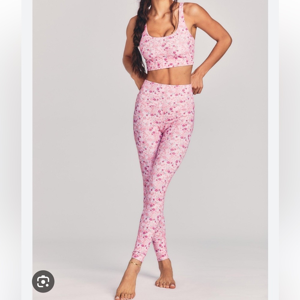 Beach Rio x LoveShackFancy Size Small Ribbed Ayala Leggings
